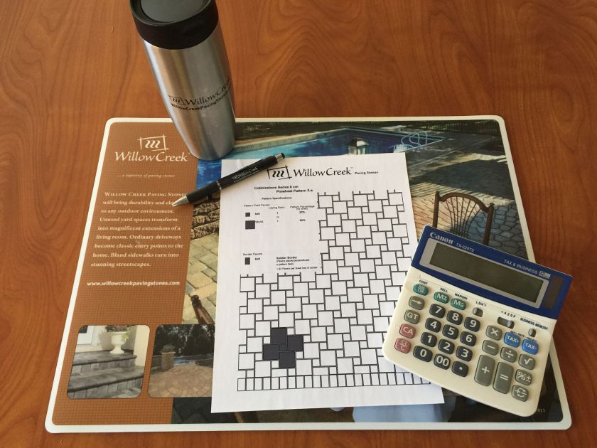 Paver Project Calculator Willow Creek Paving Stones